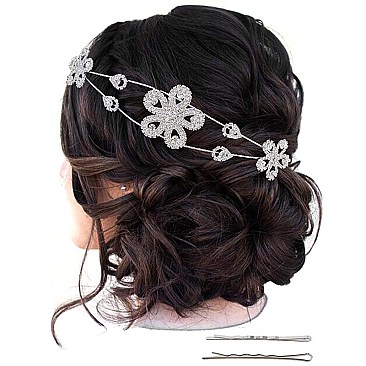 ELEGANT STONE WEDDING HAIR VINE SLHWY6074