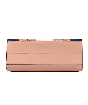 Striped Color Block Boutique Satchel