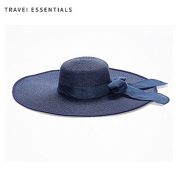 Women's Floppy Wide Brim Sun Protection Straw Hat