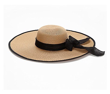 Women's Floppy Wide Brim Sun Protection Straw Hat