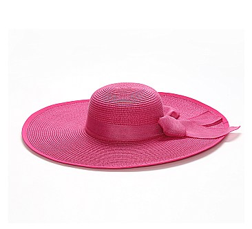 Women's Floppy Wide Brim Sun Protection Straw Hat