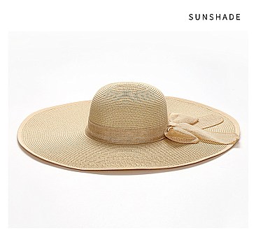 Women's Floppy Wide Brim Sun Protection Straw Hat