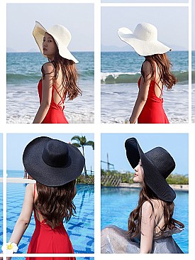 Wide Brim Straw Hat