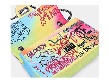 Graffiti Shoulder Handbag