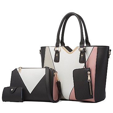 4 in 1 Satchel Classic Handbag