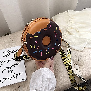 Yummy Donut Crossbody Clutch Bag