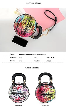 Graffiti Basketball Handbags