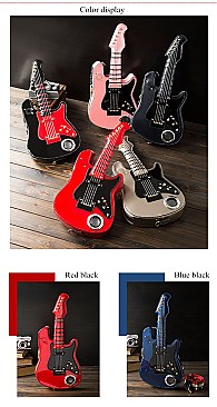 Guitar Shaped Bluetooth Speaker Cross Body - Shoulder Bags With Multimedia Player Radio