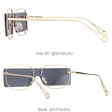 Pack of 12 Rimless Shade Iconic Sunglasses