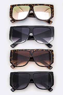 Pack of 12 Pieces Oversize Iconic Sunglasses LA113-POP8336