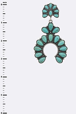 Large Squash Blossom Earrings