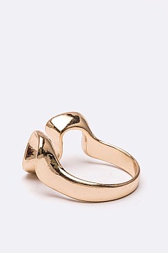 Chic Wavy Iconic Metal Ring LAMTR2050