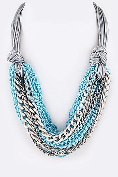 MICRO BEADS LAYERED NECKLACE