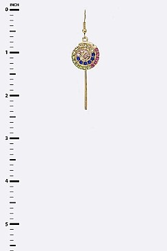 LOLLIPOP CRYSTAL EARRINGS