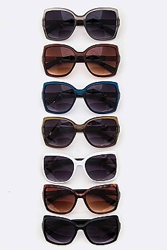 Pack of 12 Pieces Oversize Butterfly Sunglasses LA108-89005