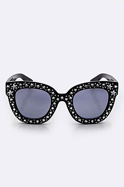 Pack of 12 Pieces Crystal Stars Fashion Sunglasses LA113-POP8014