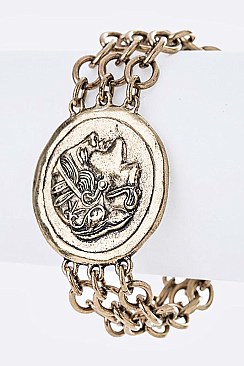 Roman Coin Bracelet LA-12478