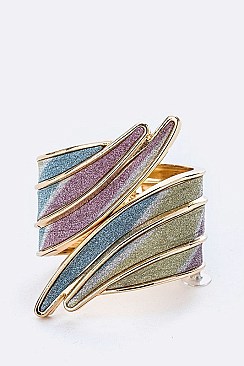 Iconic  Mix Color Glitter Bangle