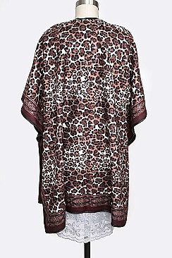 Leopard Print Kimono / Women Cardigan LA-PRH6236
