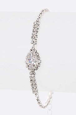 FRINGE RHINESTONE CHAIN NECKLACE VALUE SET