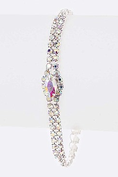 LONG TASSEL RHINESTONE NECKLACE VALUE SET
