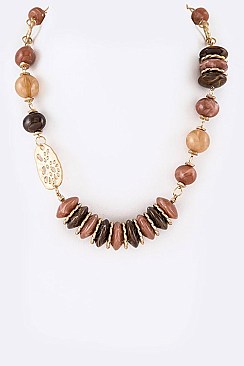 Mix Stone Iconic Necklace LAN6118