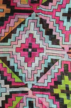 Pack of 6 Aztec Print Scarves