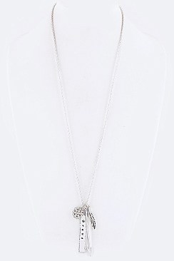 Tribal Mix Arrow Charms Necklace