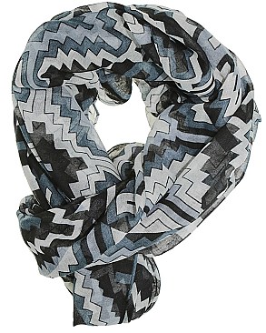 Aztec Infinity Print Scarf