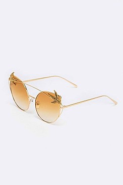 Pack of 12 Pieces Swallow Accent Cat Eye Tinted Sunglasses LA138-1393