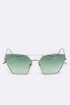 Pack of 12 Pieces Pierced Arrow Iconic Cat Eye Sunglasses LA138-1386