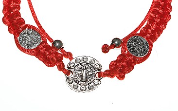 Red String Protection Bracelet Religious SAINTS