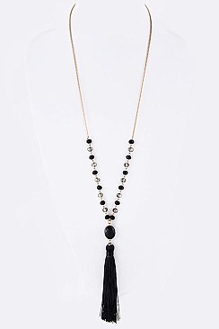 Fashion Tassel Pendant Necklace LA-11848
