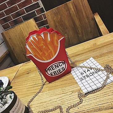 French Fries Novelty Crossbody & Shoulder Bag