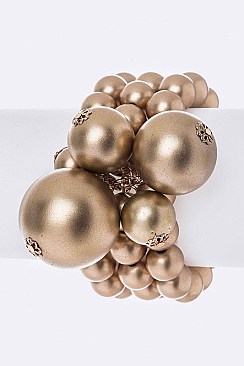 Lush Mix Pearls Iconic Stretch Bracelet LACB0432