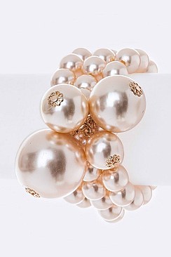 Lush Mix Pearls Iconic Stretch Bracelet LACB0432