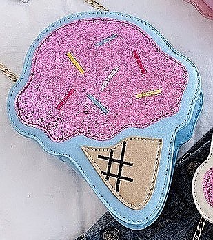 Sundae Cone Crossbody Shoulder Bag