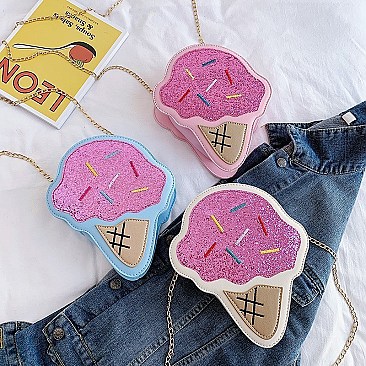 Sundae Cone Crossbody Shoulder Bag