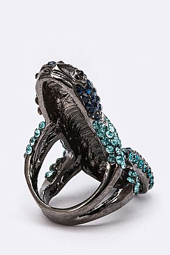 Iguana Iconic Crystal Size Ring LAEF837