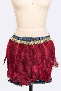 Glamorous Convertible Feather Costume LACN1705
