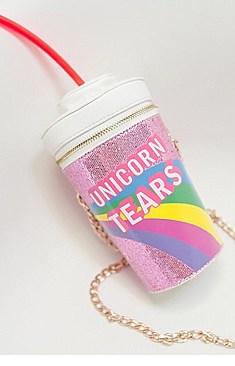 Unicorn Tears Tumbler Crossbody Shoulder Bag