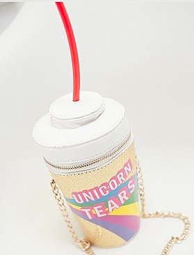 Unicorn Tears Tumbler Crossbody Shoulder Bag