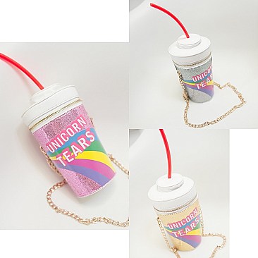 Unicorn Tears Tumbler Crossbody Shoulder Bag