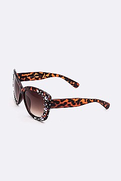 Austrian Crystal Iconic Sunglasses LA14-MSG1087