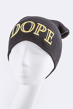 Stylish DOPE Iconic Lurex Beanie LA-L01