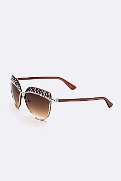 Austrian Crystal Iconic Cat Eye Sunglasses