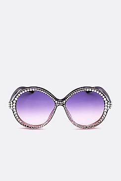 Iconic Purple Ombre Lens Sunglasses LA14-MSG1161