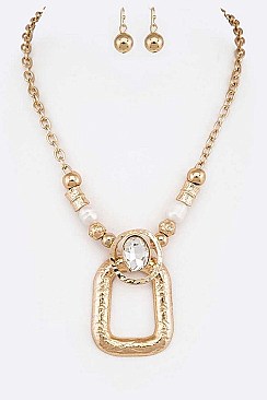 METAL PENDANT NECKLACE SET
