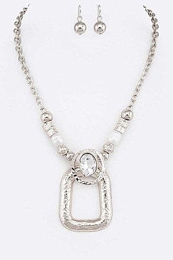 METAL PENDANT NECKLACE SET