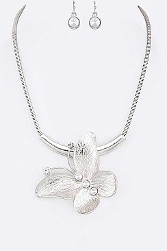 BUTTERFLY PENDANT NECKLACE SET